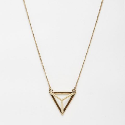 Triangle Gold Necklace